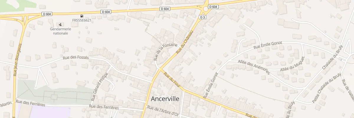 Plan du 49 Rue du Chateau à Ancerville