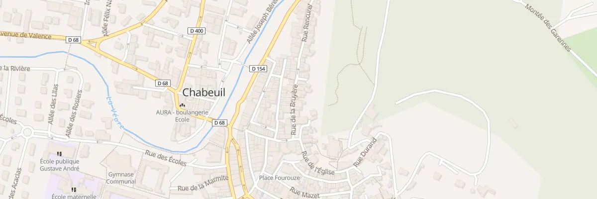 Plan du 8 Rue Bruyère à Chabeuil
