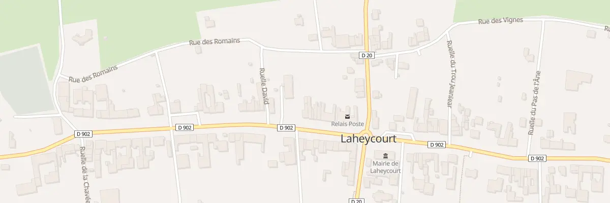 Plan du 10 Rue du Gen Porson à Laheycourt