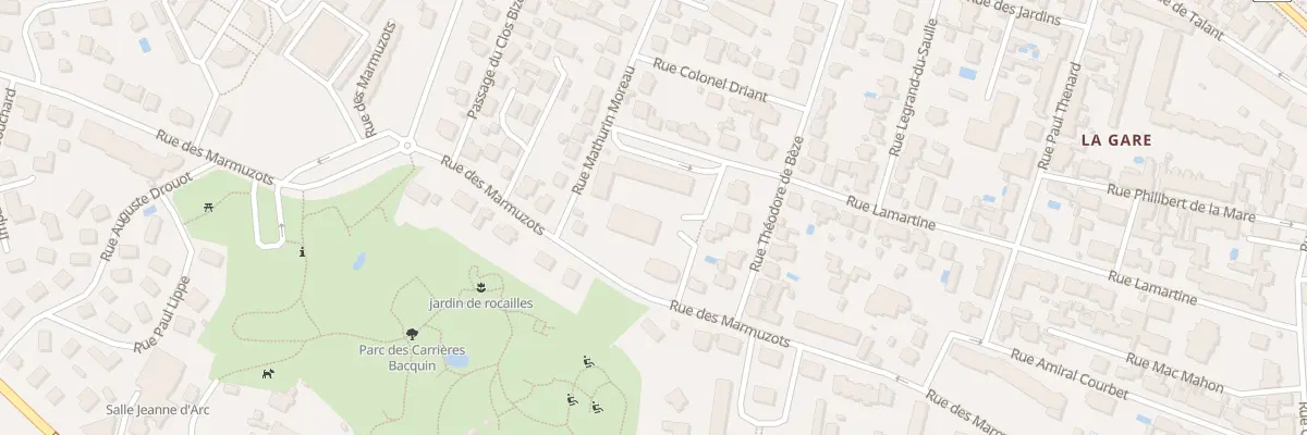 Plan du 45 Rue Lamartine à Dijon
