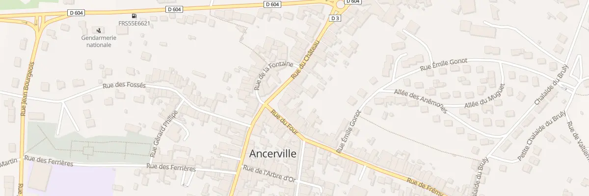 Plan du 51 Rue du Chateau à Ancerville