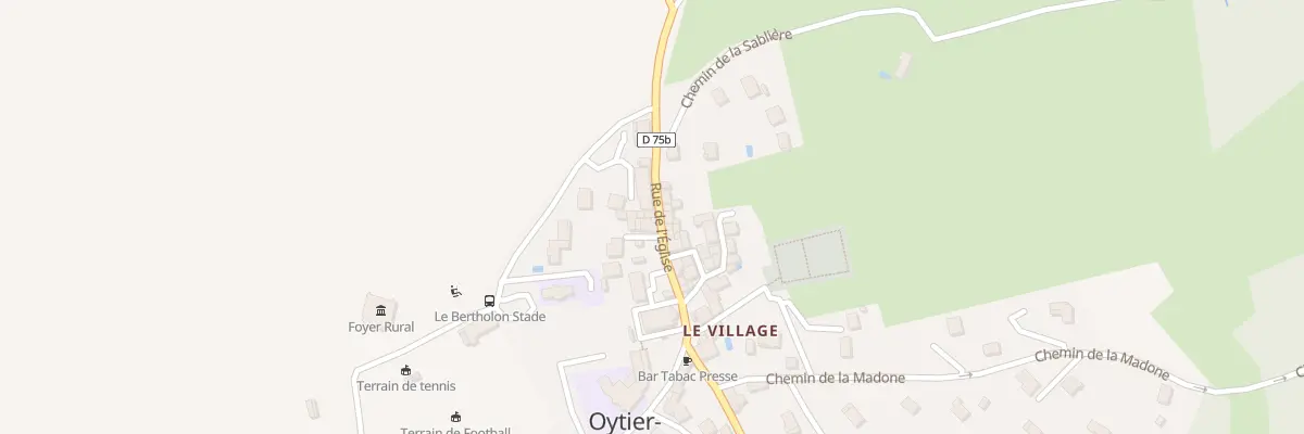 Plan du 5225 Le Village à Oytier-Saint-Oblas