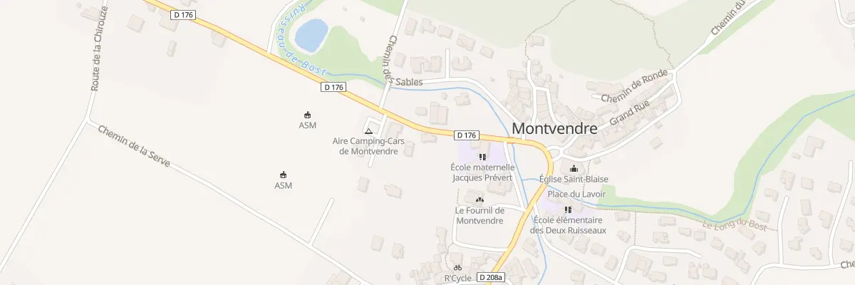 Plan du 305 Rue des Trois Ponts à Montvendre