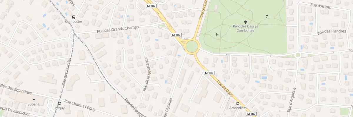 Plan du 4 Rue des Glycines à Fontaine-lès-Dijon