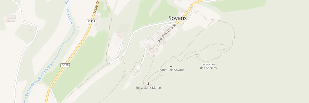 Plan du 5009 Le Village à Soyans