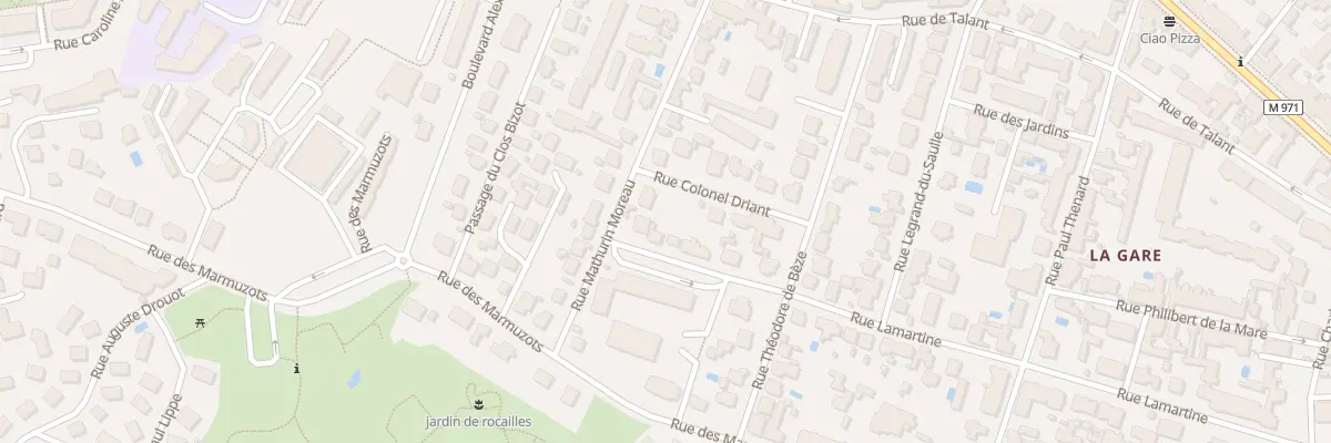 Plan du 38 Rue Lamartine à Dijon