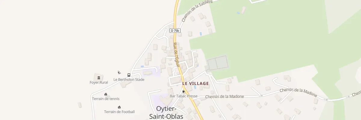 Plan du 5218 Le Village à Oytier-Saint-Oblas