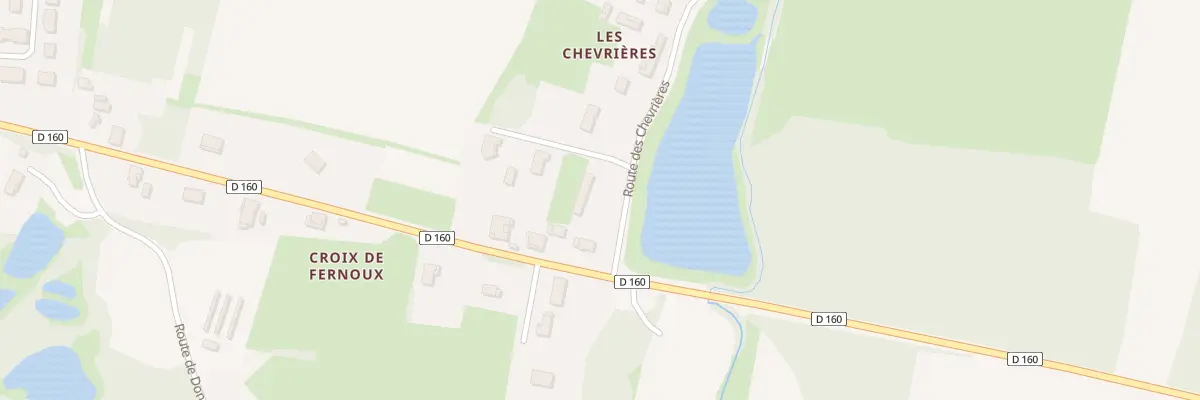 Plan du 3 Rte des Chevrieres à Baudrières