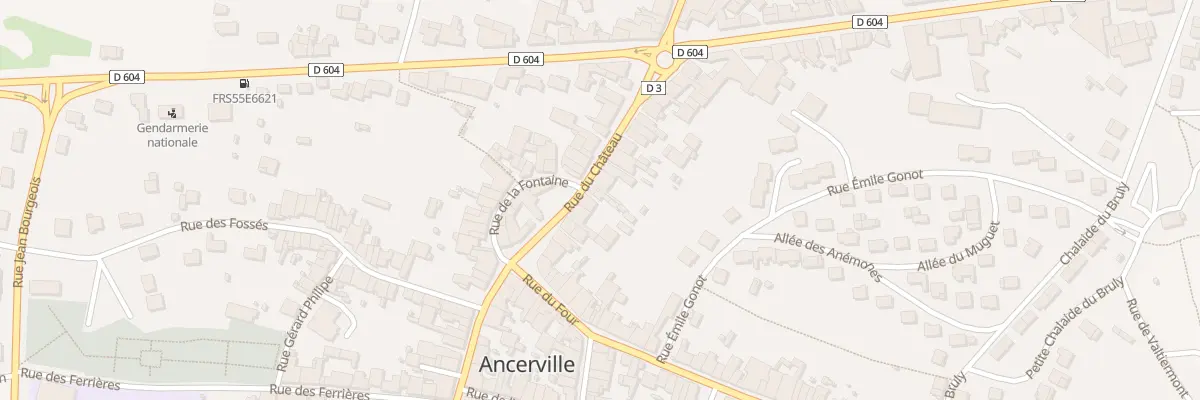 Plan du 41 Rue du Chateau à Ancerville