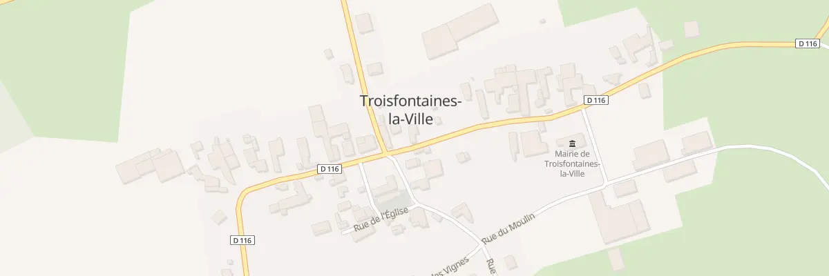 Plan du 25 Rue Saint Martin à Troisfontaines-la-Ville