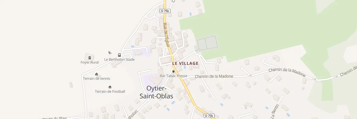 Plan du 12 Imp des Cours à Oytier-Saint-Oblas