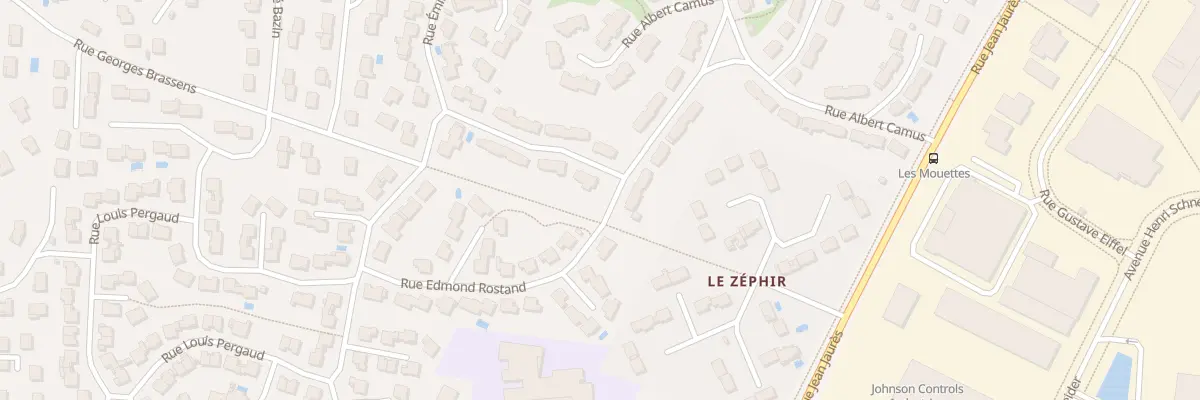 Plan du 17 Rue Edmond Rostand à Meyzieu