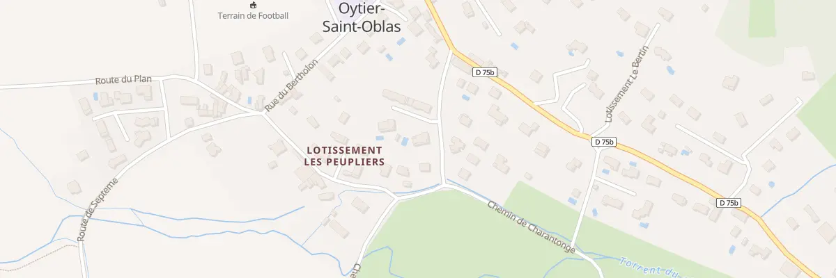 Plan du 5301 Le Bertholon à Oytier-Saint-Oblas
