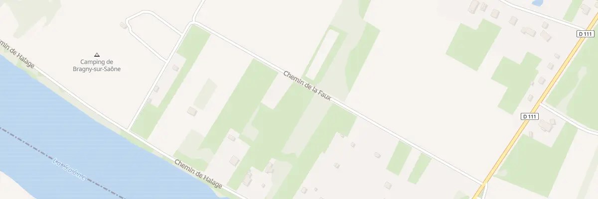 Plan du 5406 Che de la Faux à Bragny-sur-Saône