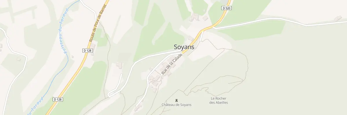 Plan du 5004A Le Village à Soyans