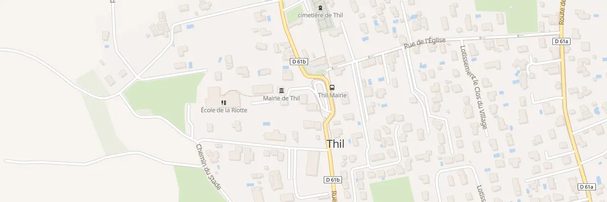 Plan du 308 Rue de la Mairie à Thil