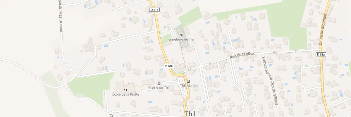 Plan du 401 Rue de la Mairie à Thil