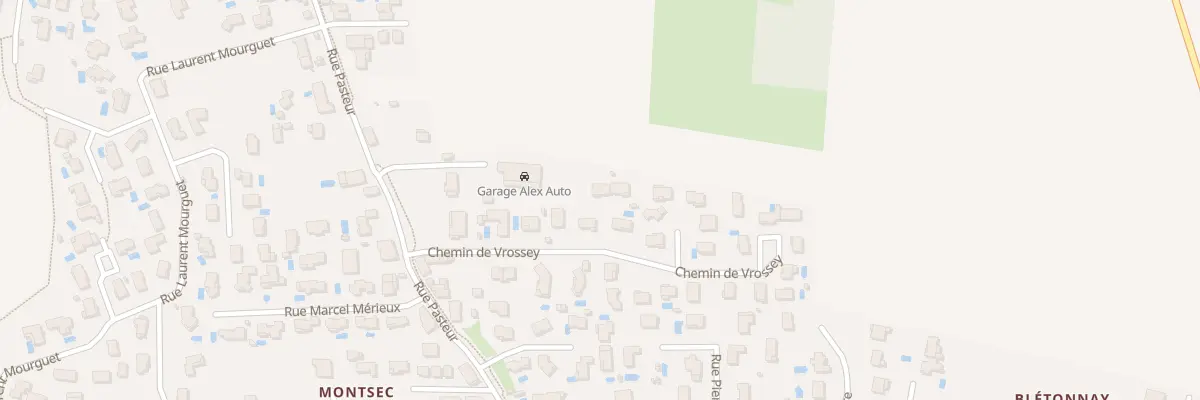 Plan du 5 Che de Vrossey à Genas