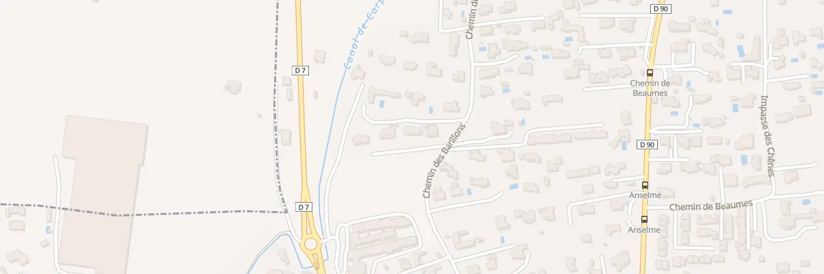 Plan du 6275 Chemin de Beaumes à Aubignan