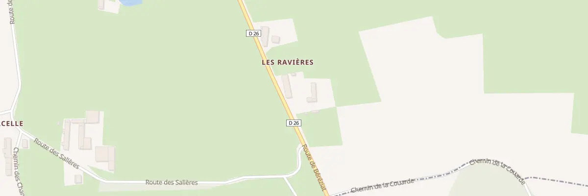 Plan du 3607 Rte de Béréziat à Saint-Étienne-sur-Reyssouze