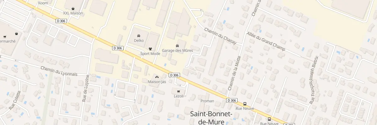 Plan du 98 Av Charles de Gaulle à Saint-Bonnet-de-Mure