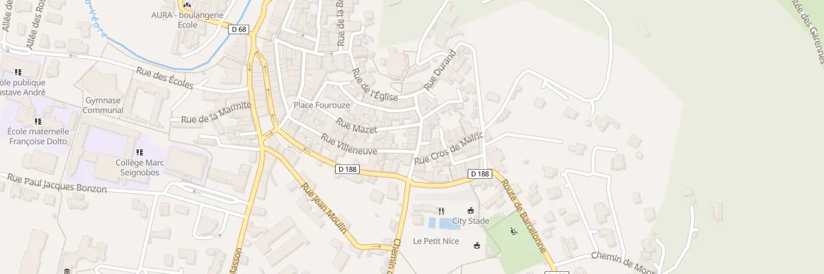 Plan du 7 Rue du Chaffal à Chabeuil