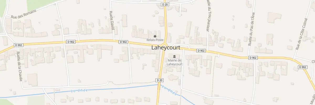 Plan du 1 Rue du Gen Porson à Laheycourt