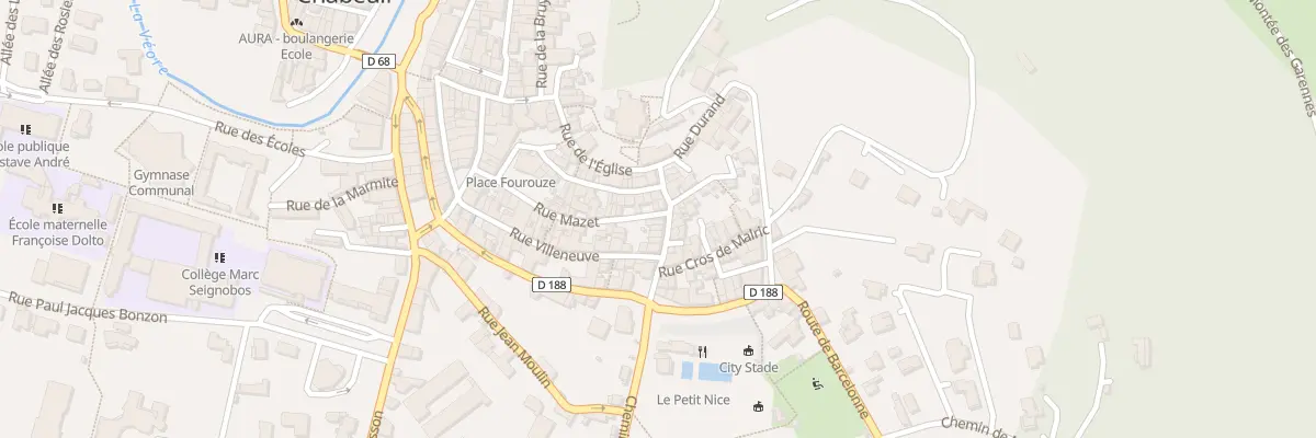 Plan du 13 Rue du Chaffal à Chabeuil