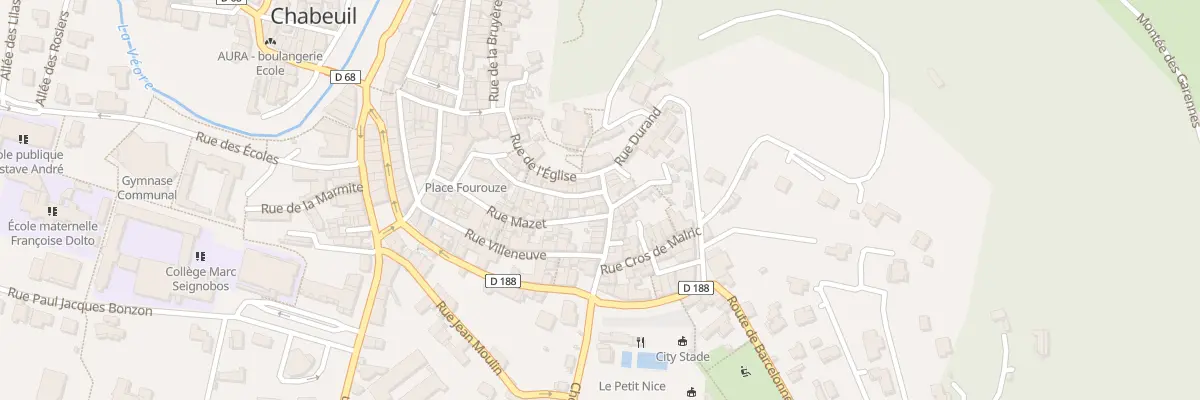 Plan du 17 Rue du Chaffal à Chabeuil