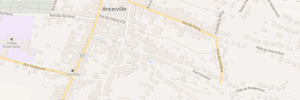 Plan du 25 Rue Gouget à Ancerville