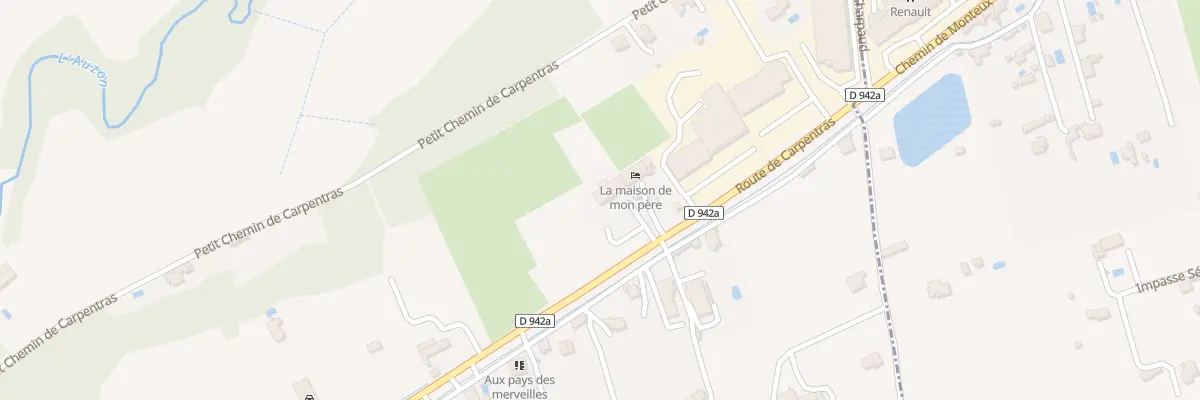 Plan du 1575 Rte de Carpentras à Monteux