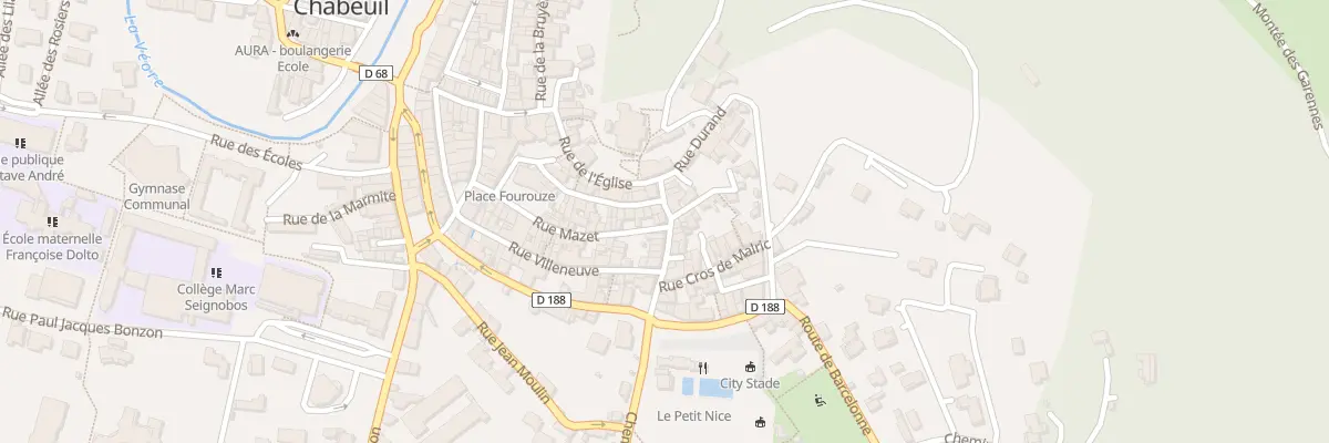 Plan du 15 Rue du Chaffal à Chabeuil