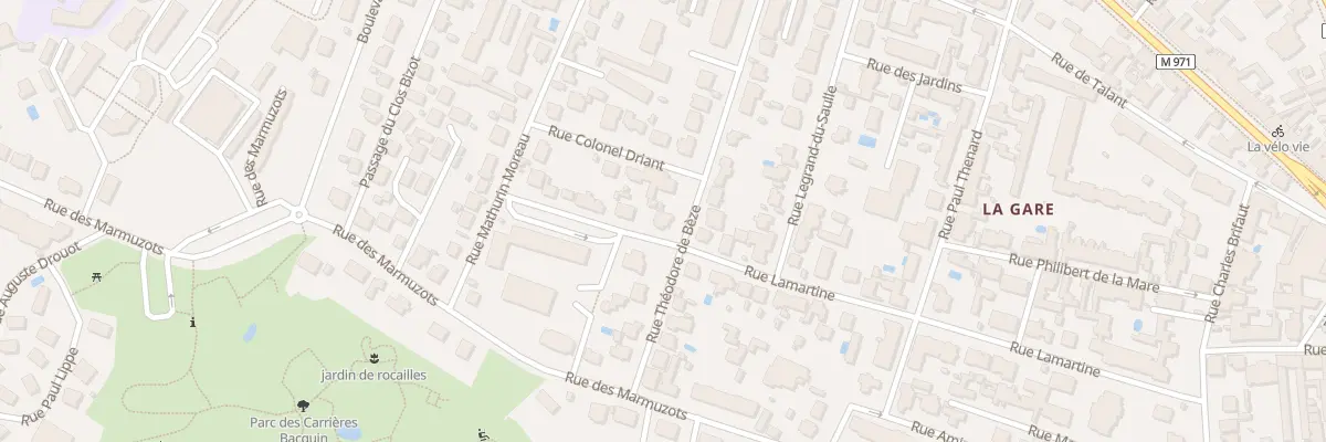 Plan du 30 Rue Lamartine à Dijon