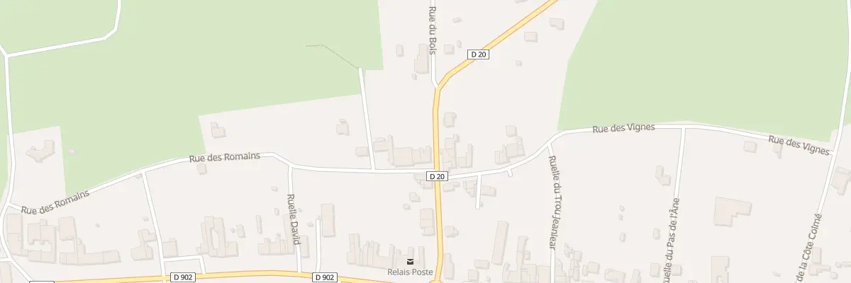 Plan du 2 Rue des Romains à Laheycourt