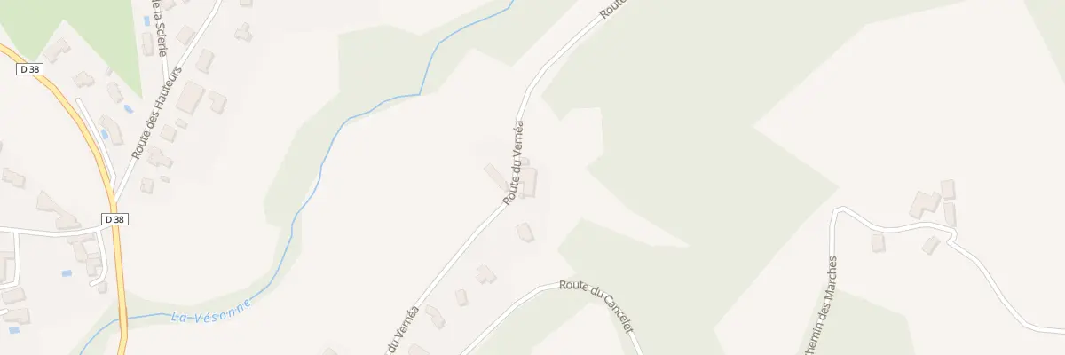 Plan du 580 Rte du Vernéa à Moidieu-Détourbe