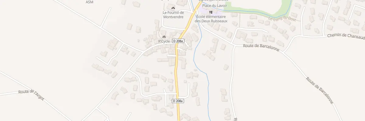 Plan du 45 Rte de la Baume Cornillane à Montvendre