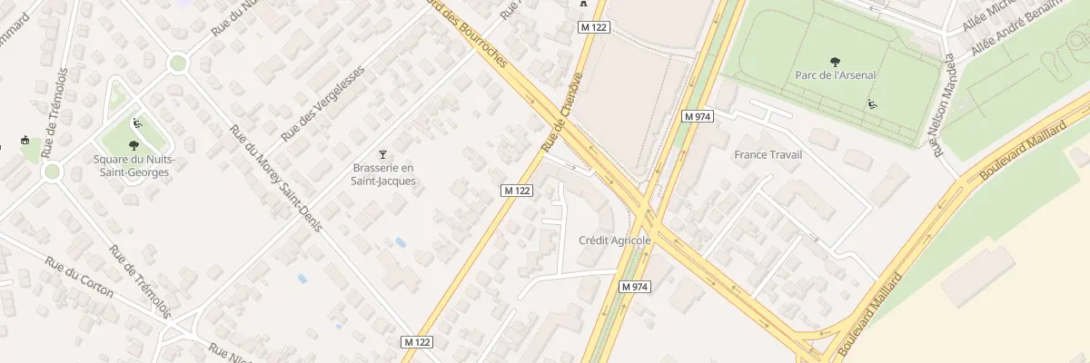 Plan du 67 Rue de Chenôve à Dijon
