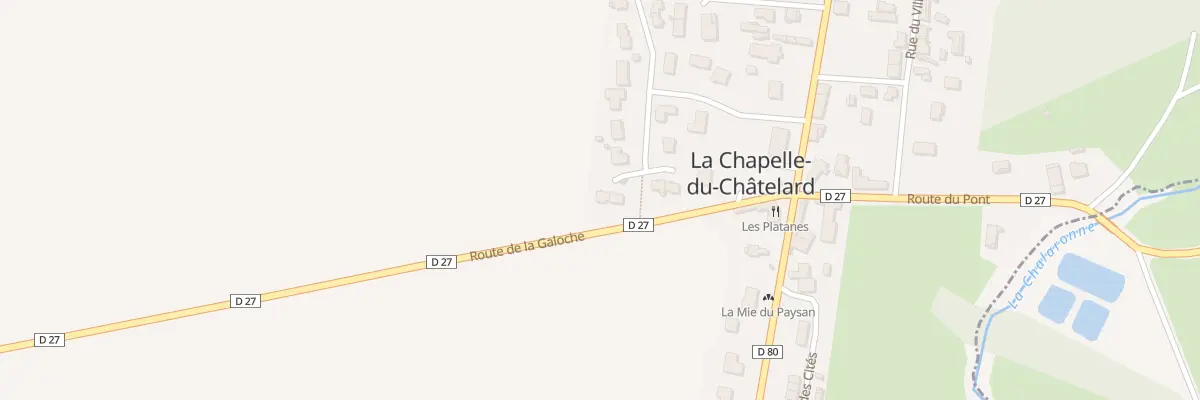 Plan du 13 Rue du Lt Chris. de Bellescize à La Chapelle-du-Châtelard
