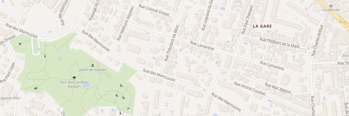 Plan du 23 Rue Theodore de Beze à Dijon
