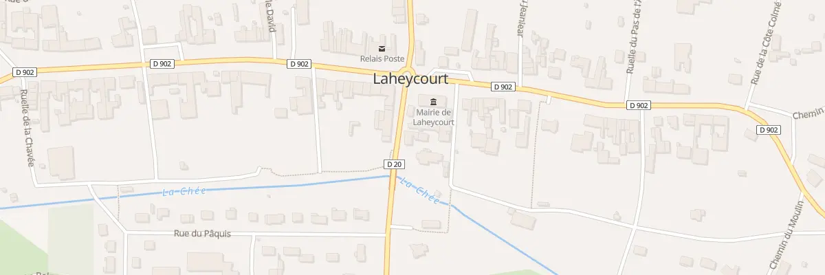 Plan du 1 Rue de la Gare à Laheycourt