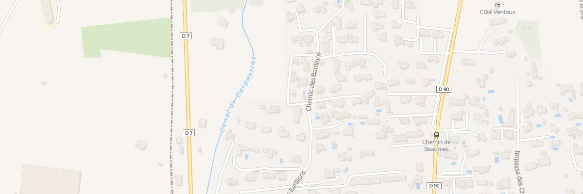 Plan du 6950 Che des Barillons à Aubignan