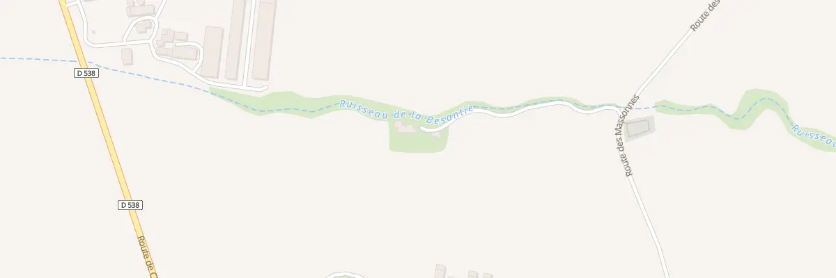 Plan du 625 Rte des Massonnes à Vaunaveys-la-Rochette