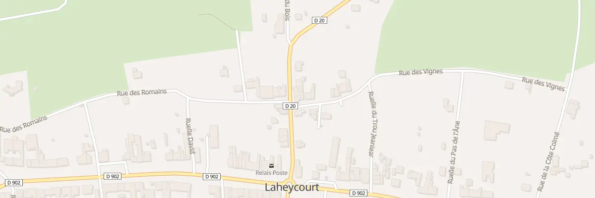 Plan du 10 Rue du Bois à Laheycourt