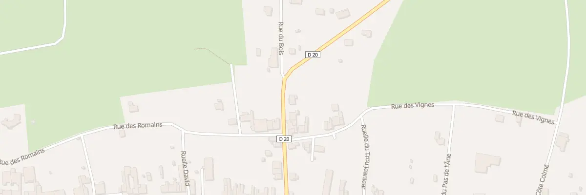 Plan du 14 Rue du Bois à Laheycourt