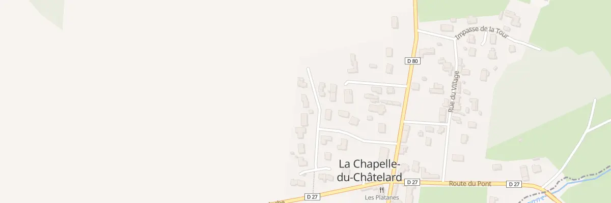 Plan du 2 Rue du Lt Chris. de Bellescize à La Chapelle-du-Châtelard