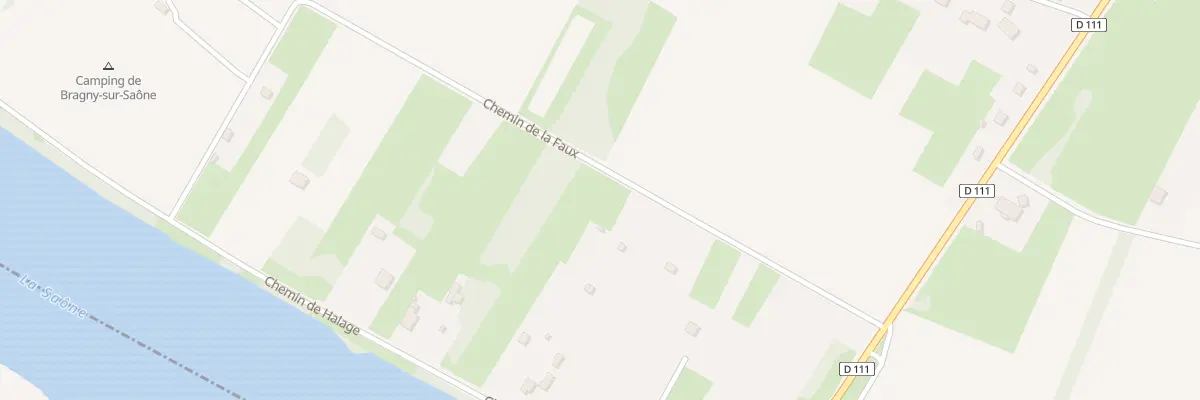 Plan du 5416 Che de la Faux à Bragny-sur-Saône