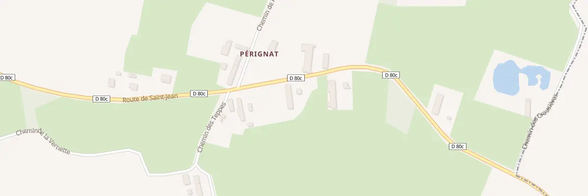 Plan du 1722 Rte de St Jean à Saint-Étienne-sur-Reyssouze