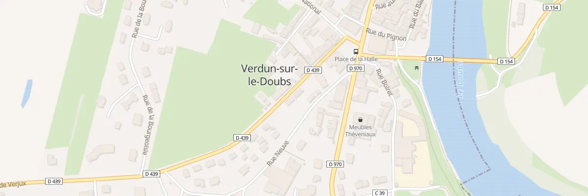 Plan du 3 Rue de Verjux à Verdun-Ciel
