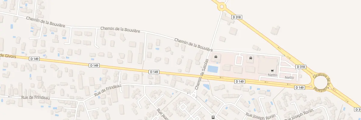 Plan du 145 Rte de Givors à Saint-Pierre-de-Chandieu