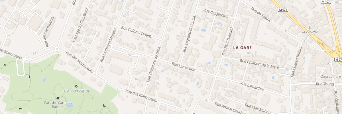 Plan du 26B Rue Lamartine à Dijon